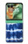 S3671 Tie Dye bleu Etui Coque Housse pour Motorola Razr 70+,60+, Razr+ (2026, 2025, 2024)