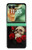 S3753 Roses de crâne gothique sombre Etui Coque Housse pour Motorola Razr 70+,60+, Razr+ (2026, 2025, 2024)