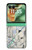 S3882 Carte de vol en route Etui Coque Housse pour Motorola Razr 70+,60+, Razr+ (2026, 2025, 2024)