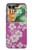 S3924 Fond rose fleur de cerisier Etui Coque Housse pour Motorola Razr 70+,60+, Razr+ (2026, 2025, 2024)