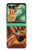 S3984 Squelette de feu jouant de la guitare Etui Coque Housse pour Motorola Razr 70+,60+, Razr+ (2026, 2025, 2024)