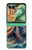 S4003 Peinture à l'huile géante Pieuvre Etui Coque Housse pour Motorola Razr 70+,60+, Razr+ (2026, 2025, 2024)