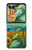 S4019 Tournesol style Van Gogh Etui Coque Housse pour Motorola Razr 70+,60+, Razr+ (2026, 2025, 2024)