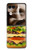 S0790 Hamburger Etui Coque Housse pour Motorola Razr 70 Ultra, 60 Ultra, 50 Ultra, Ultra 2026, Ultra 2025