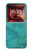 S3147 Aqua Marbre Pierre Etui Coque Housse pour Motorola Razr 70 Ultra, 60 Ultra, 50 Ultra, Ultra 2026, Ultra 2025