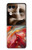 S4012 Veines dorées en marbre rouge Etui Coque Housse pour Motorola Razr 70 Ultra, 60 Ultra, 50 Ultra, Ultra 2026, Ultra 2025