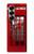 S0058 Cabine téléphonique Etui Coque Housse pour Samsung Galaxy Z Fold 7