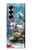 S0227 L'aquarium Etui Coque Housse pour Samsung Galaxy Z Fold 7