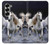 S0246 Cheval Blanc Etui Coque Housse pour Samsung Galaxy Z Fold 7