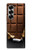 S0270 chocolat Etui Coque Housse pour Samsung Galaxy Z Fold 7