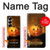 S1083 Citrouille araignée bougies Halloween Etui Coque Housse pour Samsung Galaxy Z Fold 7