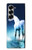 S1130 licorne Cheval Etui Coque Housse pour Samsung Galaxy Z Fold 7