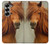 S1595 Beau cheval marron Etui Coque Housse pour Samsung Galaxy Z Fold 7