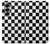 S1611 Échiquier Damier Noir Blanc Etui Coque Housse pour Samsung Galaxy Z Fold 7