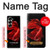 S2092 Rouge Poisson Combattant Etui Coque Housse pour Samsung Galaxy Z Fold 7