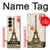 S2108 Tour Eiffel de Paris Carte postale Etui Coque Housse pour Samsung Galaxy Z Fold 7