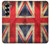 S2303 Drapeau britannique UK Millésime Etui Coque Housse pour Samsung Galaxy Z Fold 7
