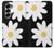 S2315 Fleurs de marguerite blanche Etui Coque Housse pour Samsung Galaxy Z Fold 7