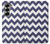 S2345 Marine Bleu Shavron Zig zag Etui Coque Housse pour Samsung Galaxy Z Fold 7