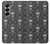 S2371 Crâne Motif monochrome Millésime Etui Coque Housse pour Samsung Galaxy Z Fold 7