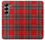 S2374 Motif Tartan Rouge Etui Coque Housse pour Samsung Galaxy Z Fold 7