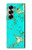 S2377 Turquoise Texture Motif imprimé Gemme Etui Coque Housse pour Samsung Galaxy Z Fold 7
