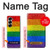 S2683 Arc en ciel Fierté LGBT Drapeau Etui Coque Housse pour Samsung Galaxy Z Fold 7