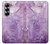 S2690 Cristaux améthyste imprimés graphiques Etui Coque Housse pour Samsung Galaxy Z Fold 7