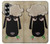 S2826 Mignon Noir Sheep Dormir Dessin Etui Coque Housse pour Samsung Galaxy Z Fold 7