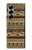 S2860 Boho Hippie Motif aztèque Etui Coque Housse pour Samsung Galaxy Z Fold 7