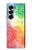S2945 Aquarelle colorée Etui Coque Housse pour Samsung Galaxy Z Fold 7