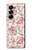 S3095 Motif Rose millésimé Etui Coque Housse pour Samsung Galaxy Z Fold 7