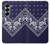 S3357 Marine Bleu Bandana Motif Etui Coque Housse pour Samsung Galaxy Z Fold 7