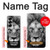 S3372 Lion Visage Etui Coque Housse pour Samsung Galaxy Z Fold 7