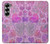 S3710 Coeur d'amour rose Etui Coque Housse pour Samsung Galaxy Z Fold 7