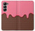 S3754 Cornet de crème glacée à la fraise Etui Coque Housse pour Samsung Galaxy Z Fold 7