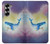 S3802 Rêve Baleine Pastel Fantaisie Etui Coque Housse pour Samsung Galaxy Z Fold 7