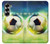 S3844 Ballon de football de football rougeoyant Etui Coque Housse pour Samsung Galaxy Z Fold 7