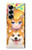 S3918 Bébé Corgi Chien Corgi Fille Bonbons Etui Coque Housse pour Samsung Galaxy Z Fold 7