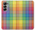 S3942 Tartan à carreaux arc-en-ciel LGBTQ Etui Coque Housse pour Samsung Galaxy Z Fold 7