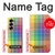 S3942 Tartan à carreaux arc-en-ciel LGBTQ Etui Coque Housse pour Samsung Galaxy Z Fold 7