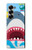 S3947 Caricature d'hélicoptère de requin Etui Coque Housse pour Samsung Galaxy Z Fold 7