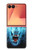 S0752 Feu bleu Loup Etui Coque Housse pour Samsung Galaxy Z Flip 7