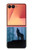S0935 Loup Hurlant dans la forêt Etui Coque Housse pour Samsung Galaxy Z Flip 7