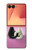 S1832 Chat d'amour Etui Coque Housse pour Samsung Galaxy Z Flip 7