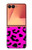 S1850 Motif rose Léopard Etui Coque Housse pour Samsung Galaxy Z Flip 7