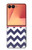 S2345 Marine Bleu Shavron Zig zag Etui Coque Housse pour Samsung Galaxy Z Flip 7