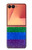 S2683 Arc en ciel Fierté LGBT Drapeau Etui Coque Housse pour Samsung Galaxy Z Flip 7