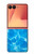 S2788 Bleu Piscine d'eau Etui Coque Housse pour Samsung Galaxy Z Flip 7
