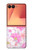 S3036 Flore de fleur rose douce Etui Coque Housse pour Samsung Galaxy Z Flip 7